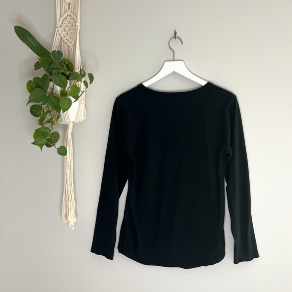 Santa Baby Black Long Sleeve Shirt (Size L) - Picture 2 of 4